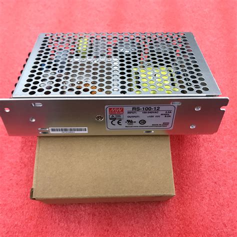 Mean Well Rs-100 Series Ac/Dc 100w 3.3v 5v 12v 15v 24v 48v Single Output Switching Power Supply Unit