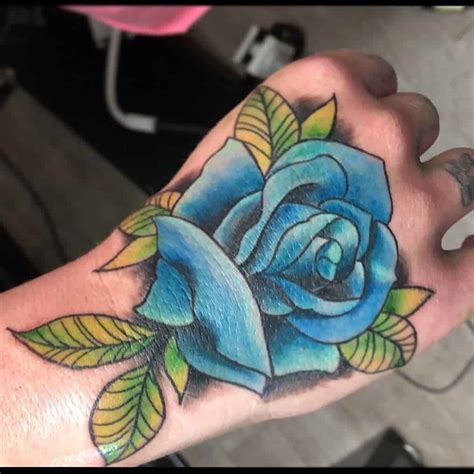 Blue Rose Tattoo Designs And IdeasBlue Rose Tattoo