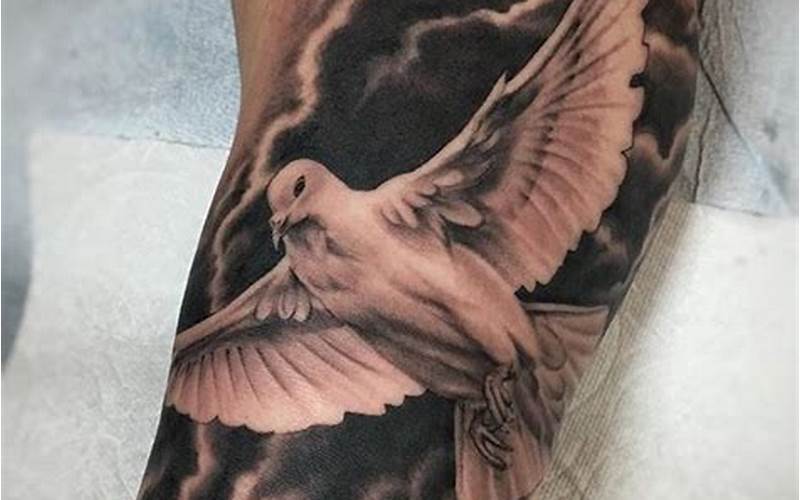 Meaning Of Dove And Clouds Tattoo
