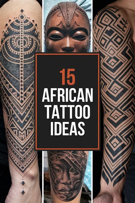 Meaningful African Tattoo Designs