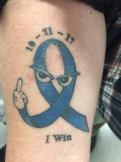 Meaningful Colon Cancer Tattoo