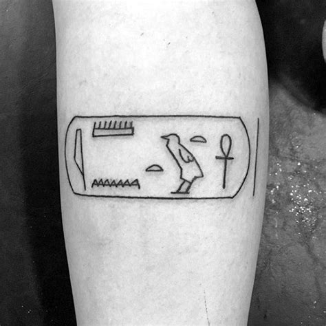 Meaningful Hieroglyphics Tattoo