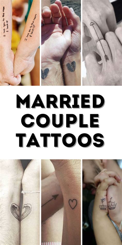 Meaningful Matching Tattoos For Married Couples