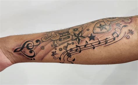 Meaningful Music Note Tattoo