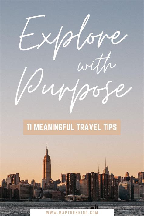Meaningful Travel Tips