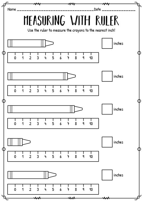 Measurement Worksheets Free Printable