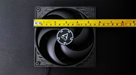 Measuring Computer Fan Size