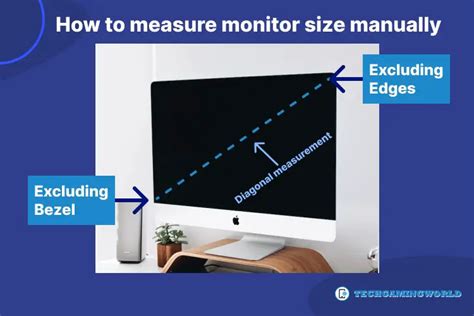 Measuring Monitor Size Manually