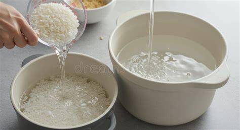 Measuring and Rinsing Rice