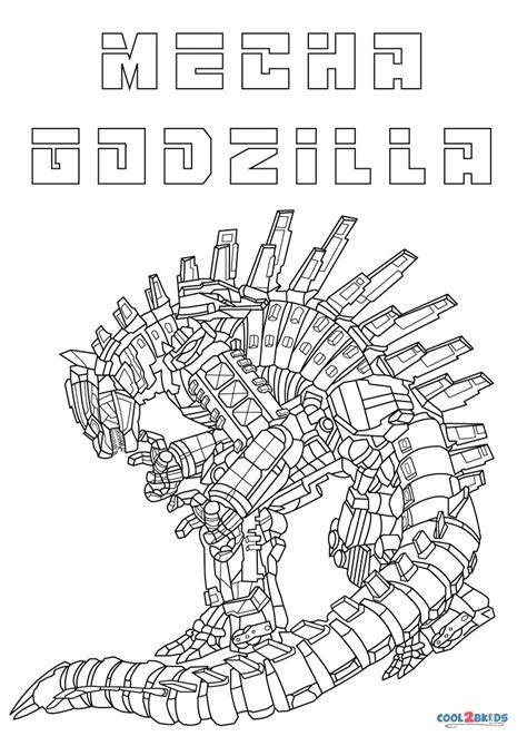 Mecha Godzilla Coloring Pages
