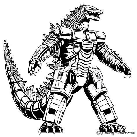 Mechagodzilla Coloring Pages