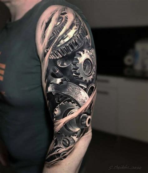 60+ Glorious Mechanical Arm Tattoos Easy Design and Ideas