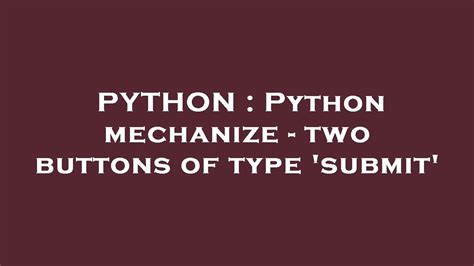 th?q=Mechanize Python Click A Button - Automate Button Clicks with Mechanize Python in Seconds