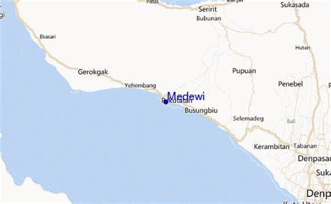 Medewi Bali Map