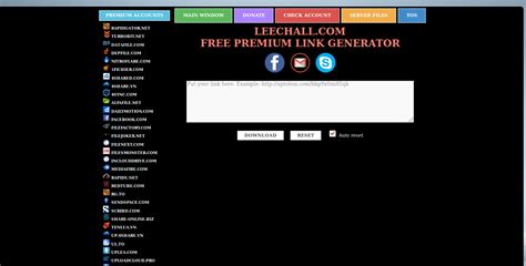 Mediafire premium link generator leech
