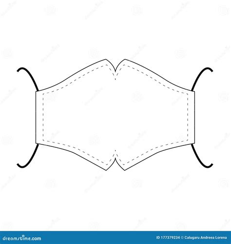 Medical Face Mask Template Printable