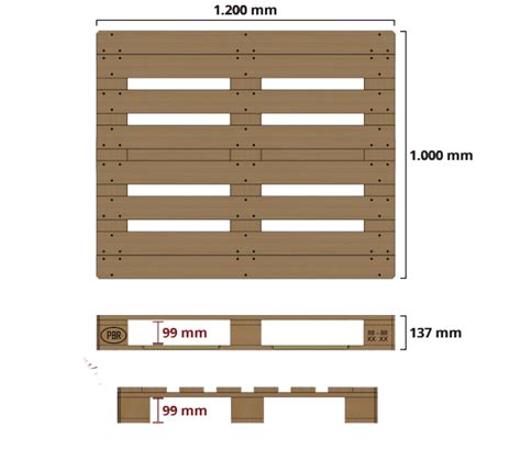 Medida De Um Pallet
