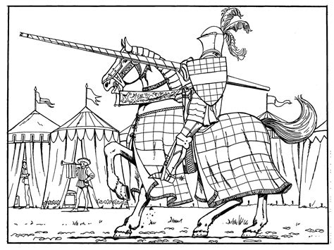 Medieval Coloring Pages