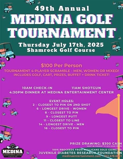 Medina Golf Events 2024