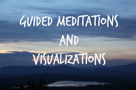 Meditation and Visualization