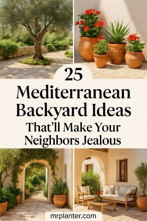 Mediterranean backyard