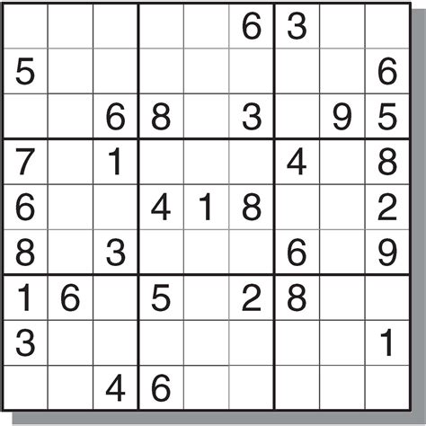 Medium Sudoku Printable