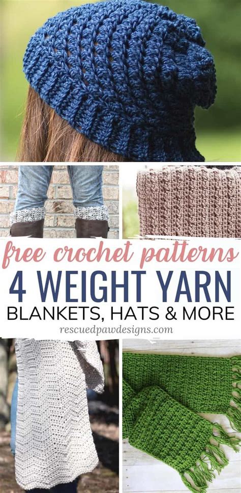 Medium 4 Yarn Crochet Patterns