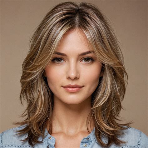 Medium Box Layers Haircut