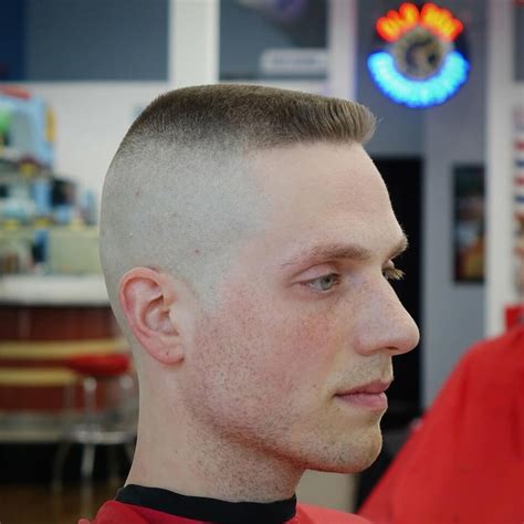 Medium Length High And Tight Haircut