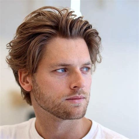 Medium Length Mens Haircuts With Part