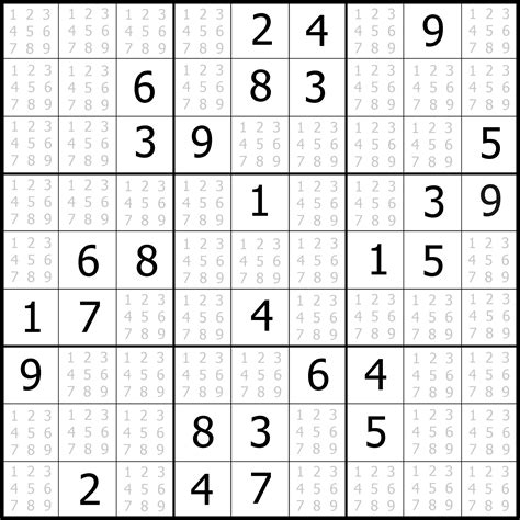 Medium Sudoku Printable