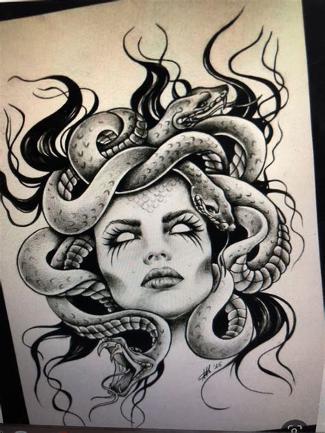 25 of the Best Medusa Head Tattoos Ever That Are Beautiful