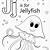 Medusa Letra J para colorir imprimir e desenhar