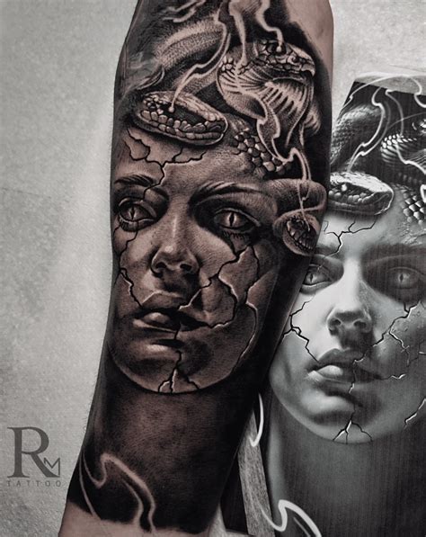Medusa Tattoo Forearm