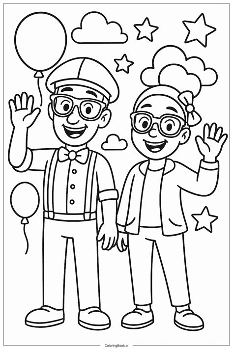 Meekah Coloring Pages