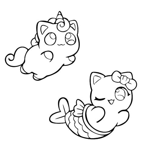 Colorful Meemeow Coloring Page