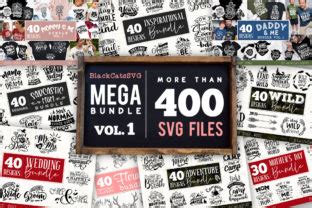 Download Mega Bundle 400 Designs Vol 1 Files DXF Files