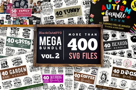 Download Mega Bundle 400 Designs Vol 2 Commercial Use