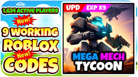 Mega Mech Tycoon Codes Wiki Roblox [NEW] - MrGuider