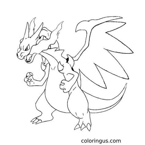 Mega Pokemon Coloring Pages