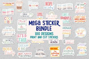 Download Mega Printable Stickers Bundle Sticker Commercial Use