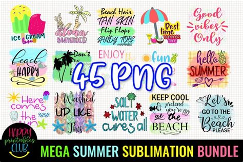 Download Mega Summers Sublimation Bundle- Beach Files