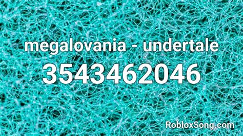 Megalovania : Undertale - Roblox Song ID - Roblox Music
