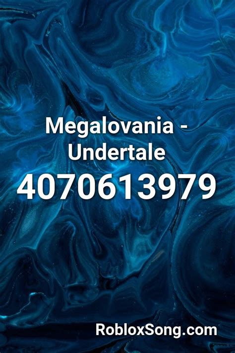 Megalovania - Undertale Roblox Id - Roblox Music Codes