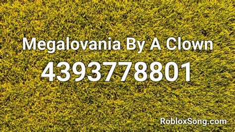Megalovania By A Clown Roblox ID - Roblox music codes