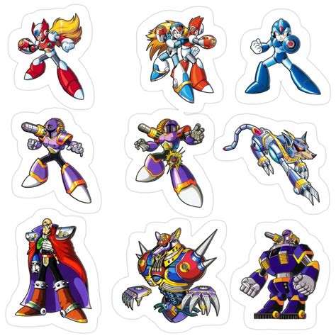 Megaman X Car Stickers