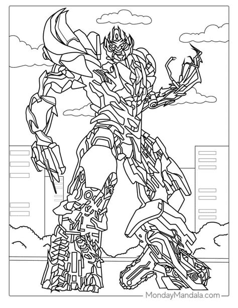 Megatron Coloring Page