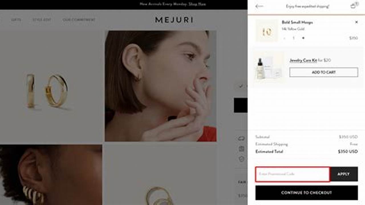 Mejuri Promo Code 2024