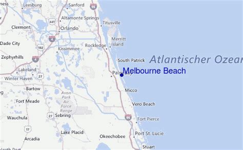 Melbourne Beach Florida Street Map 1244000