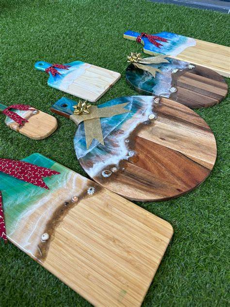 Melbourne Resin Art Cheeseboard